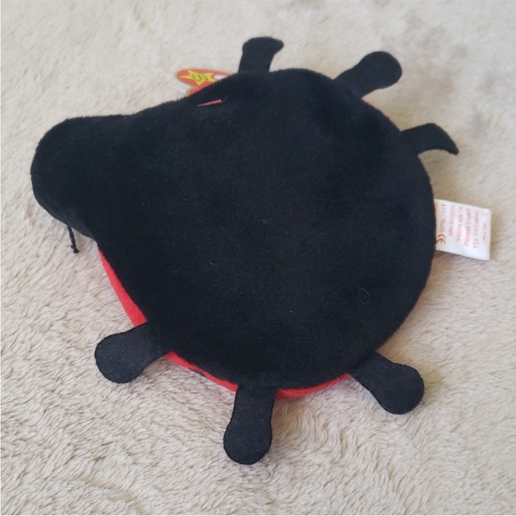 Ty Beanie Baby Lucky the Lady Bug. PVC Pellets . Rare - Picture 8 of 12
